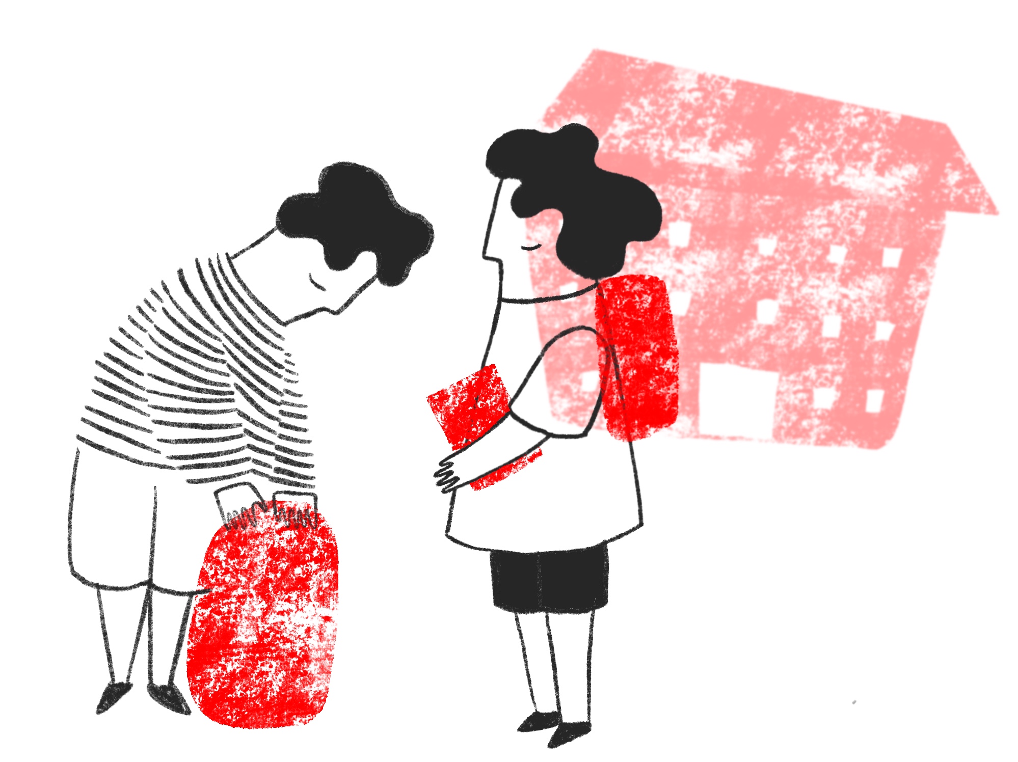 Editoral Illustration Ein Herz für Kinder Clara Philippzig